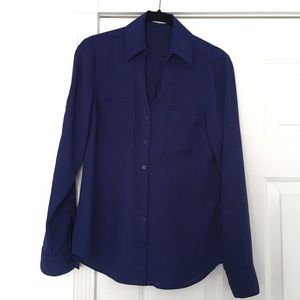 Express Portofino button up blouse/shirt